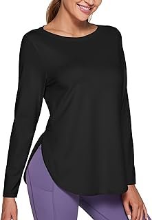 Short Neck - Long Sleeve Tees Cotton T Shirts Casual Blouses Tops HD Photo (4)